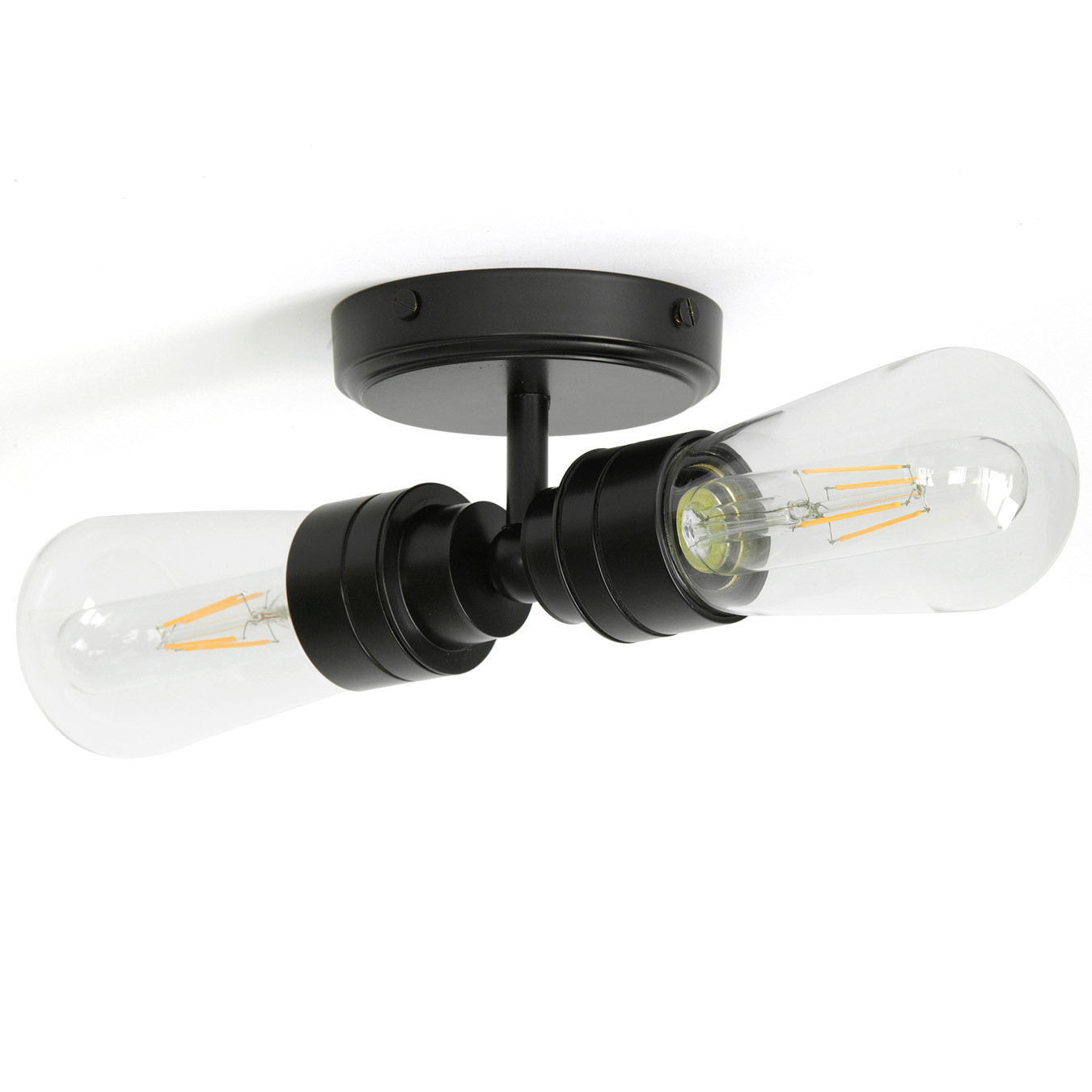 Doppel-Badezimmer-Lampe Mit Ip65-Glaskolben, Wand Oder Decke Von Aire  Lighting regarding Lampe Badezimmer Decke
