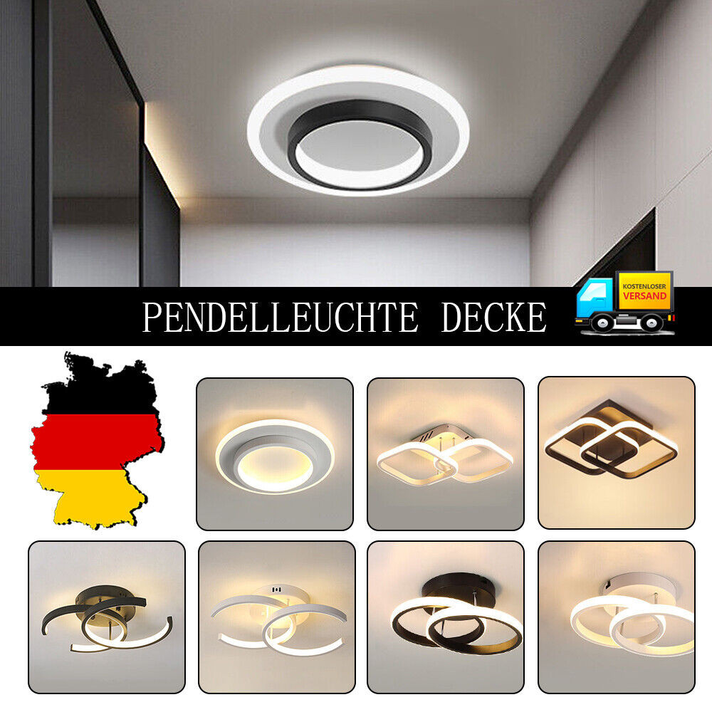Led Deckenleuchte Dimmbar Deckenlampe Küche Flur Lampe Bad Badezimmer-Lampe  Dhl inside Lampe Badezimmer Decke